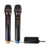 RADIO MICROFONO WIRELESS KARMA VOICE 2M MICROFONI PALMARI UHF RAGGIO OPERATIVO 25 MT
